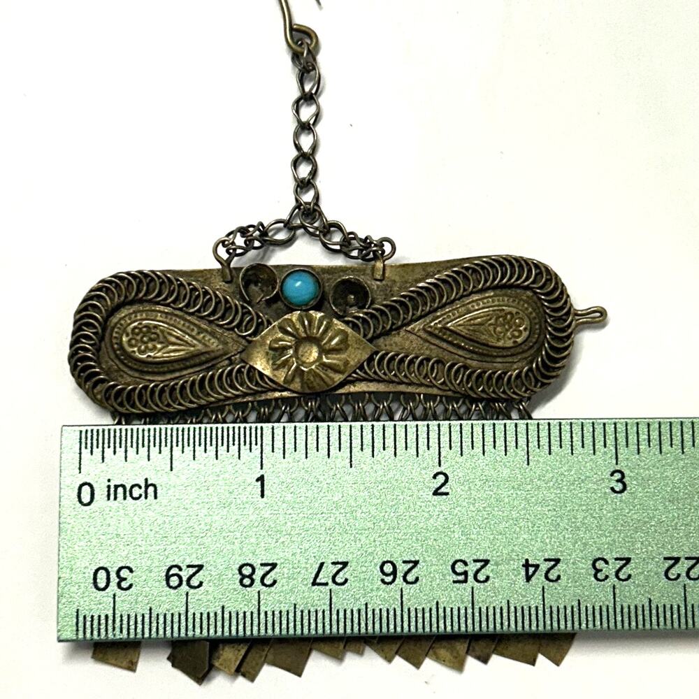 Vintage Afghan or Kuchi Tribe Traditional Handmade‎ Hair Clip - Picture 10 of 10